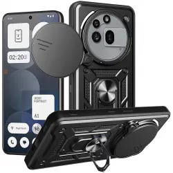 Phonesta CamShield Back Cover Hülle für Nothing Phone (3a) Pro - Schwarz