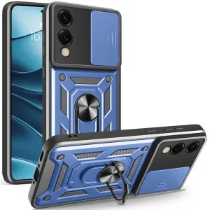 Phonesta CamShield Back Cover Hülle für Samsung Galaxy S25 Edge - Blau