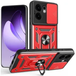 Phonesta CamShield Back Cover Hülle für Oppo Reno13 F 4G/5G / Reno13 FS 5G - Rot