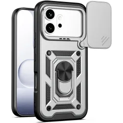 Phonesta CamShield Back Cover Hülle für HONOR 600/600 Pro - Silber