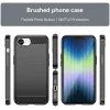 Phonesta Carbon Silikon Back Cover Hülle für Apple iPhone 17e/16e - Schwarz 8