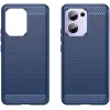 Phonesta Carbon Silikon Back Cover Hülle für Oppo Reno13 F 4G/5G / Reno13 FS 5G - Blau 2