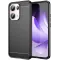 Phonesta Carbon Silikon Back Cover Hülle für Oppo Reno13 Pro - Schwarz