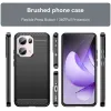 Phonesta Carbon Silikon Back Cover Hülle für Oppo Reno13 Pro - Schwarz 8