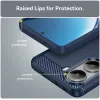 Phonesta Carbon Silikon Back Cover Hülle für Xiaomi Poco X7 Pro - Blau 6
