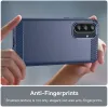 Phonesta Carbon Silikon Back Cover Hülle für Samsung Galaxy A36/A56 - Blau 4