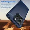 Phonesta Carbon Silikon Back Cover Hülle für Xiaomi Redmi Note 14 4G - Blau 3