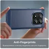 Phonesta Carbon Silikon Back Cover Hülle für Xiaomi Redmi Note 14 Pro 4G - Blau 5