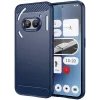 Phonesta Carbon Silikon Back Cover Hülle für Nothing Phone (2a) / (2a) Plus - Blau