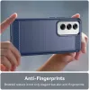 Phonesta Carbon Silikon Back Cover Hülle für Oppo Reno12 - Blau 5