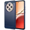 Phonesta Carbon Silikon Back Cover Hülle für Oppo Reno12 F/Reno12 FS - Blau 0