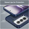 Phonesta Carbon Silikon Back Cover Hülle für Oppo Reno12 Pro - Blau 6