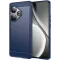Phonesta Carbon Silikon Back Cover Hülle für Realme GT 6 - Blau