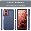 Phonesta Carbon Silikon Back Cover Hülle für Motorola Moto G35 - Blau 2
