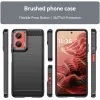 Phonesta Carbon Silikon Back Cover Hülle für Motorola Moto G35 - Schwarz 2