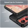 Phonesta Carbon Silikon Back Cover Hülle für Motorola Moto G35 - Schwarz 6
