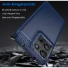 Phonesta Carbon Silikon Back Cover Hülle für Motorola Moto G75 - Blau 2