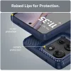 Phonesta Carbon Silikon Back Cover Hülle für Motorola Moto G75 - Blau 5