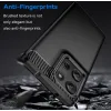 Phonesta Carbon Silikon Back Cover Hülle für Motorola Moto G75 - Schwarz 2