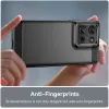 Phonesta Carbon Silikon Back Cover Hülle für Motorola Moto G75 - Schwarz 4