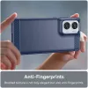 Phonesta Carbon Silikon Back Cover Hülle für Motorola Moto G85 - Blau 5
