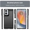 Phonesta Carbon Silikon Back Cover Hülle für Motorola Moto G85 - Schwarz 2