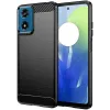 Phonesta Carbon Silikon Back Cover Hülle für Motorola Moto G04 / G04s / G24 / G24 Power / E14 - Schwarz 0