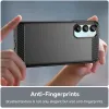 Phonesta Carbon Silikon Back Cover Hülle für Samsung Galaxy A16 - Schwarz 5