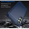 Phonesta Carbon Silikon Back Cover Hülle für Samsung Galaxy S24 FE - Blau 2
