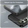 Phonesta Carbon Silikon Back Cover Hülle für Samsung Galaxy S24 FE - Schwarz 6