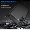 Phonesta Carbon Silikon Back Cover Hülle für Samsung Galaxy S25 Plus/S24 Plus - Schwarz 3