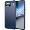 Phonesta Carbon Silikon Back Cover Hülle für OnePlus Nord 4 - Blau
