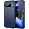 Phonesta Carbon Silikon Back Cover Hülle für Google Pixel 10 / 10 Pro - Blau