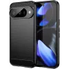 Phonesta Carbon Silikon Back Cover Hülle für Google Pixel 10 / 10 Pro - Schwarz