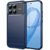 Phonesta Carbon Silikon Back Cover Hülle für Xiaomi Poco F8 Pro - Blau