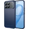 Phonesta Carbon Silikon Back Cover Hülle für Xiaomi Poco F8 Ultra - Blau 0