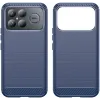Phonesta Carbon Silikon Back Cover Hülle für Xiaomi Poco F8 Ultra - Blau 1