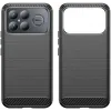 Phonesta Carbon Silikon Back Cover Hülle für Xiaomi Poco F8 Ultra - Schwarz 1