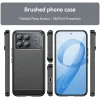 Phonesta Carbon Silikon Back Cover Hülle für Xiaomi Poco F8 Ultra - Schwarz 7