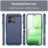 Phonesta Carbon Silikon Back Cover Hülle für HONOR 600 Lite - Blau 1