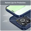 Phonesta Carbon Silikon Back Cover Hülle für HONOR 600 Lite - Blau 5