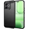 Phonesta Carbon Silikon Back Cover Hülle für HONOR 600 Lite - Schwarz 0