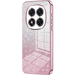 Phonesta Crystal Sparkle Silikon Back Cover Hülle für Xiaomi Redmi Note 14 Pro 5G / Xiaomi Poco X7 - Rosa