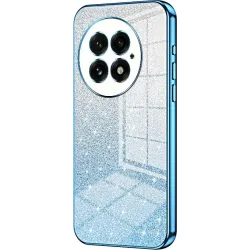 Phonesta Crystal Sparkle Silikon Back Cover Hülle für OnePlus 13 - Blau