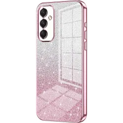Phonesta Crystal Sparkle Silikon Back Cover Hülle für Samsung Galaxy A16 - Rosa