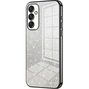 Phonesta Crystal Sparkle Silikon Back Cover Hülle für Samsung Galaxy A16 - Schwarz