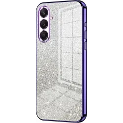 Phonesta Crystal Sparkle Silikon Back Cover Hülle für Samsung Galaxy A26 - Lila