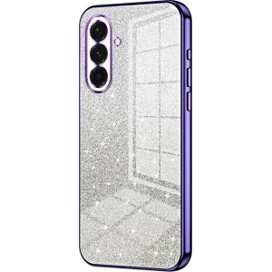 Phonesta Crystal Sparkle Silikon Back Cover Hülle für Samsung Galaxy A36 - Lila