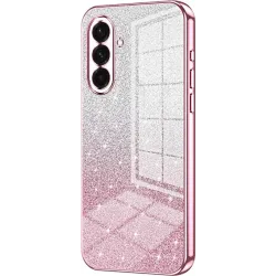 Phonesta Crystal Sparkle Silikon Back Cover Hülle für Samsung Galaxy A36 - Rosa