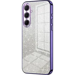 Phonesta Crystal Sparkle Silikon Back Cover Hülle für Samsung Galaxy A56 - Lila